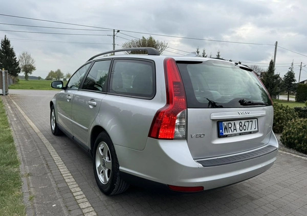 Volvo V50 cena 14900 przebieg: 210000, rok produkcji 2008 z Jastrowie małe 596